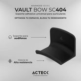 Base Acteck Para Escritorio Vaultbow Sc404 Audífonos O Gamepads Negro